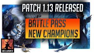 RAID: Shadow Legends | Patch 1.13 FINALLY RELEASED | NEW CHAMPIONS, BATTLE PASS REVEALED