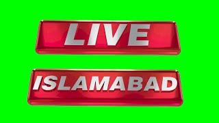 Live Islamabad Logo Animation | Loop Green screen Footage | News | YouTube Live | Facebook Live