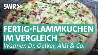 Knackfrisch aus der Tiefkühltruhe? Flammkuchen in der Geschmacksprobe | Marktcheck SWR