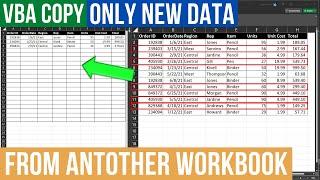 VBA Copy Only New Data From Another Workbook