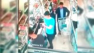Man intentionally Touch hand to Lady CCTV Footage of Mall