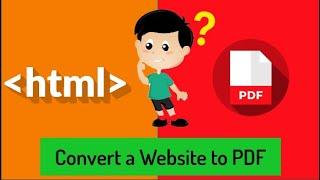 How to Convert an Entire Website to PDF?