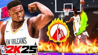 This ZION WILLIAMSON Build is UNSTOPPABLE on NBA 2K25