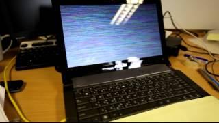 Asus N43SL malfunction screen problem