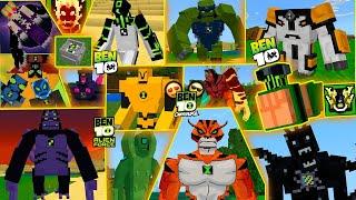 NEW ALIENS !! BEN 10 OMNI R MOD  FOR MINECRAFT PE | MCPE 1.20