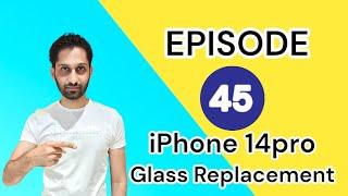 iPhone 14 Pro Glass Replacement. inframe glass fetting prosess. #zorbaEpisode45