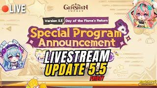 Genshin Impact 5.5 Livestream Watchparty Tomorrow On My Channel & Primogems Redeem Codes | AR60 F2p