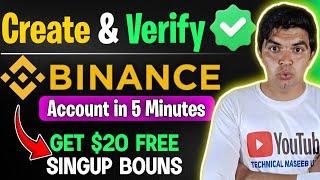 BINANCE ACCOUNT CREATE !!! Binance account banane ka tarika