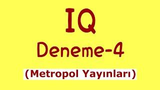 YÖS-IQ DENEME-4 (Metropol Yayınları)