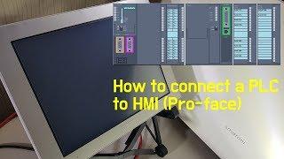 How to connect a SIEMENS PLC (CP343-1) to HMI (Pro-face)