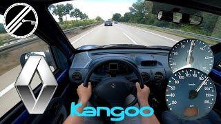 Renault Kangoo 1.9 l dTi KC 80 PS Top Speed Drive On German Autobahn With No Speed Limit POV