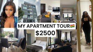 TOUR OF MY BEAUTIFUL APARTMENT IN GHANA | GHANA REAL ESTATE