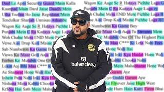 KR$NA ft. Badshah - Roll Up | Badshah 2nd Verse | LYRICS WITH RHYME SCHEME