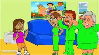 Dora beat up Gina on St. Patrick’s Day and Gets Grounded BIG TIME!