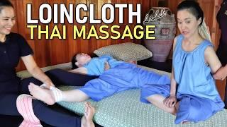 You never know how flexible you are until you try this THAI MASSAGE Loincloth [ASMR unintentional]