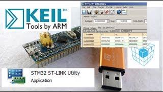 Stm32 programming with STM32 ST LINK utility step by step