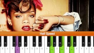 How To Play "Diamonds" (Rihanna) Piano Tutorial / Chords