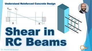 Shear Design in Reinforced Concrete (RC) Beams - How to design for Shear Reinforcement