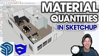 Material Quantification in SketchUp with Quantifier Pro!