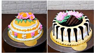 2 beautiful cake decoration ideas | beautiful cake making