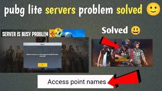 Pubg lite server is busy please try again later error code restrict area | Pubg lite login problem