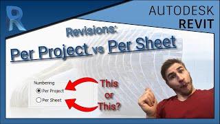 Revisions: Per Project or Per Sheet | Revit