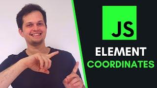 How to get the element position on the screen with JavaScript (X and Y coordinates)