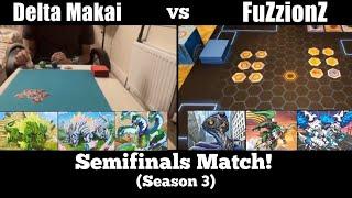 Bakugan Season 3 Semifinals Virtual Match! Delta Makai vs FuZzionZ (Bakugan Seasons)