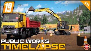  Digging Foundations On A Local Building Site Using JCB 130LC ⭐ FS19 Walchen TP