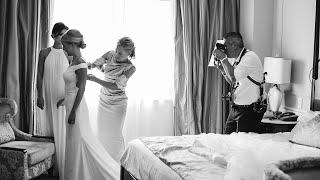 A Behind The Scenes (bts) to Luxury Fine Art FILM Wedding Photography