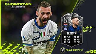 THIS CARD IS CRAZY! 89 SHOWDOWN BROZOVIC PLAYER REVIEW - FIFA 22 ULTIMATE TEAM