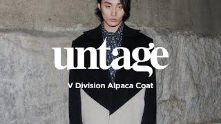 언티지 V 디비젼 알파카 코트 / V DIVISION ALPACA COAT by UNTAGE