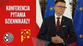 Szymon Hołownia: Konferencja - pytania dziennikarzy