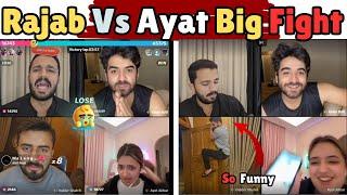 Rajab Butt Vs Ayat Funny Seens Mane Dogar Vs Umar Butt Tik Tok Live Hadir Shah Funny Punishment ?