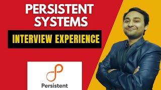 Persistent Round 1 Java Developer Interview Experience | 4 - 8 years of experience