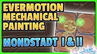 Evermotion Mechanical Painting: Mondstadt 1 & 2  SOLUTIONS (Invoker) | Genshin Impact