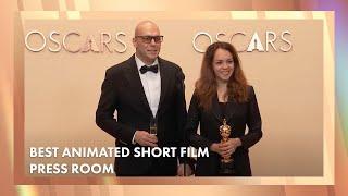 'In the Shadow of the Cypress' Best Animated Short Film Press Room Speech | 97th Oscars (2025)