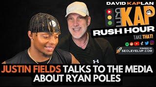 REKAP  Rush Hour - Justin Fields talks to the media about Ryan Poles