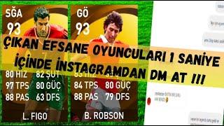 ÇIKAN EFSANE OYUNCULARI 1 SANİYE İÇİNDE İNSTAGRAMDAN DM AT !!! PES 2021 MOBİLE