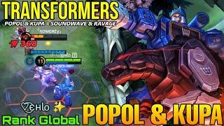 Popol & Kupa x Soundwave & Ravage New TRANSFORMERS Skin! - Top Global Popol & Kupa by ͜͡єнℓo  - ML