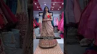 Purple Bridal Lehenga CholiShopping in Chandni Chowk #shorts #ashortaday #lehenga #lehengacholi