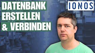 IONOS Datenbank anlegen & mit WordPress / Webspace verbinden