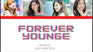 Forever young - blackpink ( color coded lyrics )