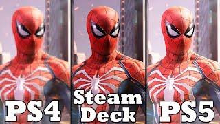 Spider-Man Remastered Steam Deck Technical Review vs. PS4, PS5 and RTX 3080