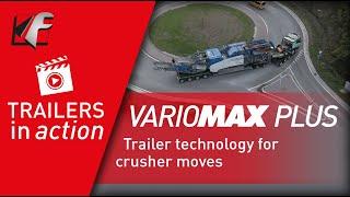 FAYMONVILLE VarioMAX Plus - Trailer technology for crusher moves