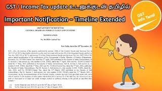GST DATE EXTENDED FOR SCN / ORDER  | SEC 73 OF CGST ACT, 2017