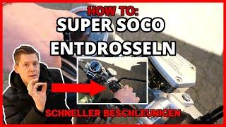 Super Soco 50ccm Fahrzeuge ENTDROSSELN [Tutorial/Deutsch] CUX / TS / TC [DE HD]