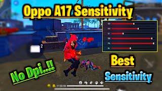 ( Oppo A17 ) Free Fire Headshot setting | Best Sensitivity settings | Sensitivity + Button