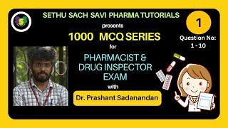 PHARMACIST & DRUG INSPECTOR EXAM 1000 MCQ Series: 1