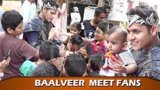 Dev Joshi Aka Balveer From Baalveer Returns Meet His CRAZY FANS During Shoot| Telly Reporter